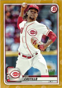 2020 Bowman - Gold #56 Luis Castillo Front