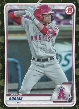 2020 Bowman - Prospects Camo #BP-15 Jordyn Adams Front