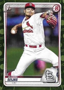 2020 Bowman - Prospects Camo #BP-60 Alvaro Seijas Front