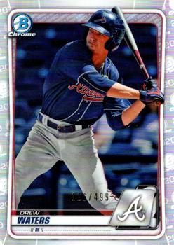 2020 Bowman - Chrome Prospects Refractor #BCP-2 Drew Waters Front