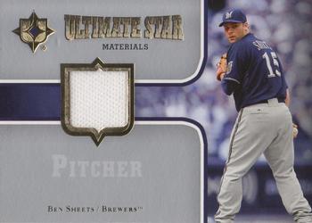 2007 Upper Deck Ultimate Collection - Ultimate Star Materials #SM-BS Ben Sheets Front