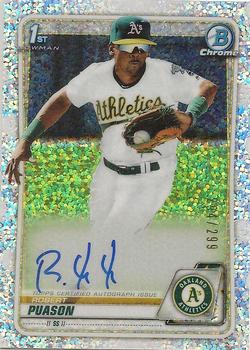 2020 Bowman - Chrome Prospect Autographs Speckle Refractor #CPA-RP Robert Puason Front