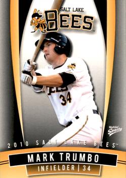 2010 MultiAd Salt Lake Bees #22 Mark Trumbo Front