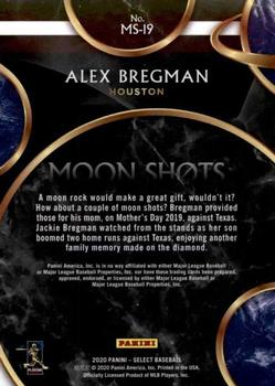 2020 Panini Select - Moon Shots #MS-19 Alex Bregman Back