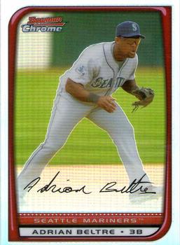 2008 Bowman Chrome - Refractors #27 Adrian Beltre Front