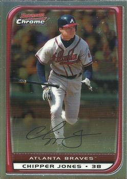 2008 Bowman Chrome - Refractors #164 Chipper Jones Front