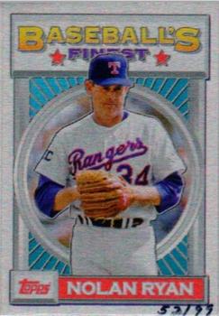 2015 Topps 1993 Finest Design Metal #NNO Nolan Ryan Front