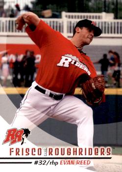 2010 Grandstand Frisco RoughRiders #NNO Evan Reed Front