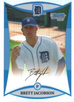 2008 Bowman Draft Picks & Prospects - Chrome Prospects Refractors #BDPP28 Brett Jacobson  Front