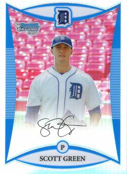 2008 Bowman Draft Picks & Prospects - Chrome Prospects Refractors #BDPP59 Scott Green  Front