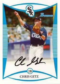 2008 Bowman Draft Picks & Prospects - Prospects #BDPP81 Chris Getz Front