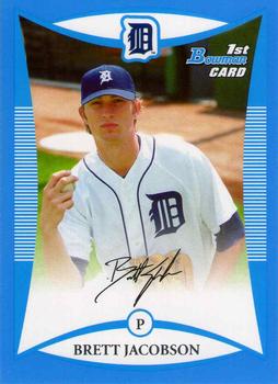 2008 Bowman Draft Picks & Prospects - Prospects Blue #BDPP28 Brett Jacobson Front