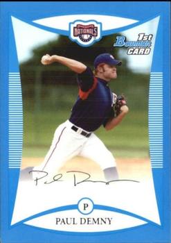 2008 Bowman Draft Picks & Prospects - Prospects Blue #BDPP38 Paul Demny Front