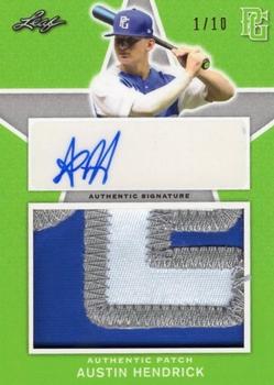 2019 Leaf Metal Perfect Game All-American - Patch Autographs #PA-AH1 Austin Hendrick Front
