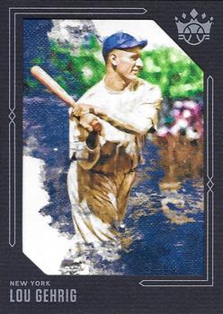 2020 Panini Diamond Kings - Framed Blue #18 Lou Gehrig Front