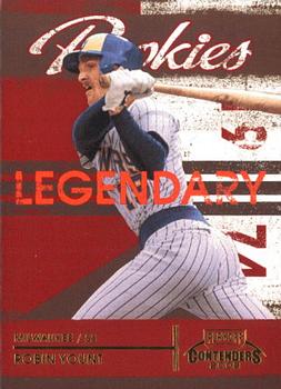 2008 Playoff Contenders - Legendary Rookies #5 Robin Yount Front