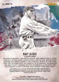 2020 Panini Diamond Kings - The 3000 #3000-10 Nap Lajoie Back