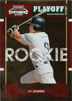 2008 Playoff Contenders - Playoff Ticket #25 J.P. Ramirez Front