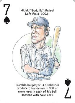 2008 Hero Decks New York Yankees Baseball Heroes Playing Cards (4th Edition) #7♠ Hideki 
