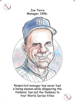 2008 Hero Decks New York Yankees Baseball Heroes Playing Cards (4th Edition) #NNO Joe Torre Front