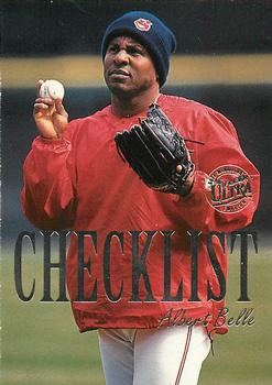 1996 Ultra - Checklists (Series Two) Gold Medallion #1 Albert Belle Front