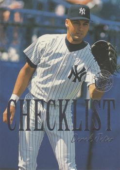 1996 Ultra - Checklists (Series Two) Gold Medallion #5 Derek Jeter Front