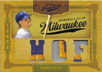 2008 Playoff Prime Cuts - Icons Materials HOF Prime #22 Robin Yount Front