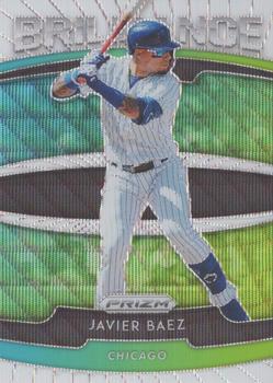 2020 Panini Prizm - Brilliance White Wave Prizm #B-5 Javier Baez Front