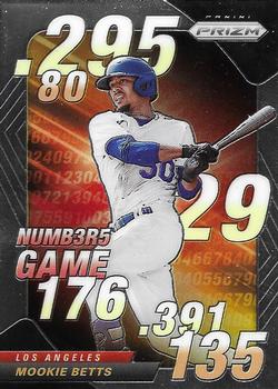 2020 Panini Prizm - Numbers Game #NG-5 Mookie Betts Front