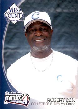 2010 Juco World Series Southern Nevada Coyotes #NNO Robert Cox Front