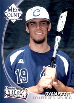 2010 Juco World Series Southern Nevada Coyotes #NNO Ryan Scott Front