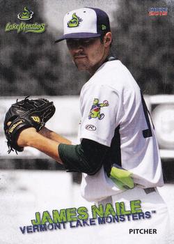 2015 Choice Vermont Lake Monsters #28 James Naile Front
