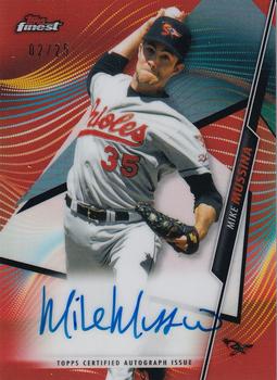 2020 Finest - Finest Autographs Orange Refractor #FA-MM Mike Mussina Front