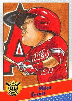 2020 Topps Big League - Star Caricature Reproductions #SCO-MT Mike Trout Front