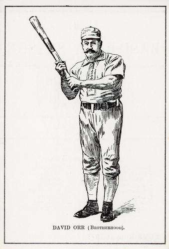 1973 TCMA 1890 Harper's Weekly Base-Ball Season of 1890 #NNO David Orr Front