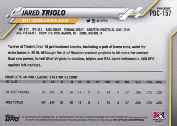 2020 Topps Pro Debut - Chrome #PDC-157 Jared Triolo Back