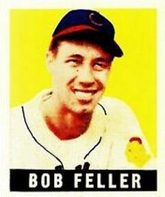1948-49 Leaf (Reprint) #93 Bob Feller Front