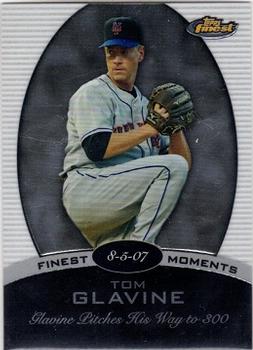 2008 Finest - Finest Moments #FM-TG Tom Glavine Front