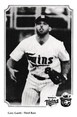 1988 Minnesota Twins Smokey Colorgrams - Player Cards #NNO Gary Gaetti Front