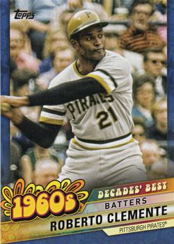 2020 Topps - Decades' Best Blue (Series Two) #DB-29 Roberto Clemente Front