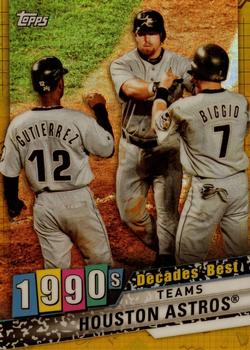 2020 Topps - Decades' Best Chrome Gold (Series Two) #DBC-71 Houston Astros Front