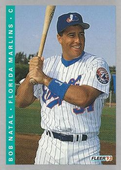 1993 Fleer #428 Bob Natal Front