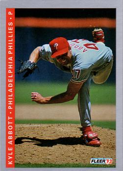 1993 Fleer #483 Kyle Abbott Front