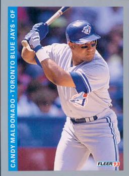 1993 Fleer #338 Candy Maldonado Front