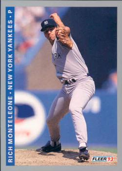 1993 Fleer #653 Rich Monteleone Front