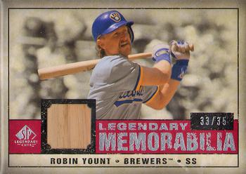 2008 SP Legendary Cuts - Legendary Memorabilia Red #LM-RY Robin Yount Front