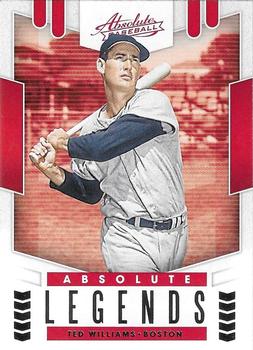 2020 Panini Absolute - Absolute Legends #AL6 Ted Williams Front