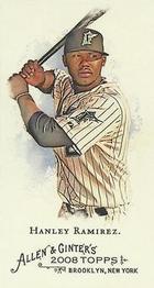 2008 Topps Allen & Ginter - Mini #355 Hanley Ramirez Front