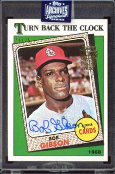 2020 Topps Archives Signature Series Retired Player Edition - Bob Gibson #664 Bob Gibson Front