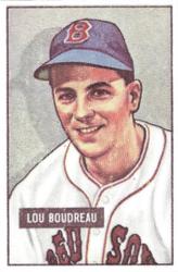 1984 Dover Baseball Stars Stickers #NNO Lou Boudreau Front